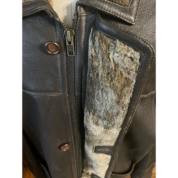 Utex Design Full Brown Shearling Size XL - Picture 5 of 9